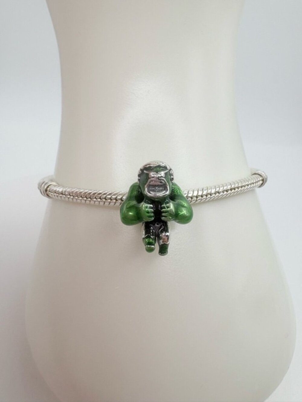 Pandora Silver Bracelet with Pink Heart Charm